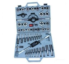 45pcs Dies and Taps Set Plastic Box