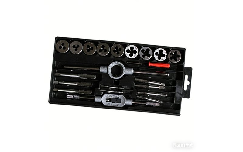 21pcs dies and taps hang box set M3-M12 Alloy Steel