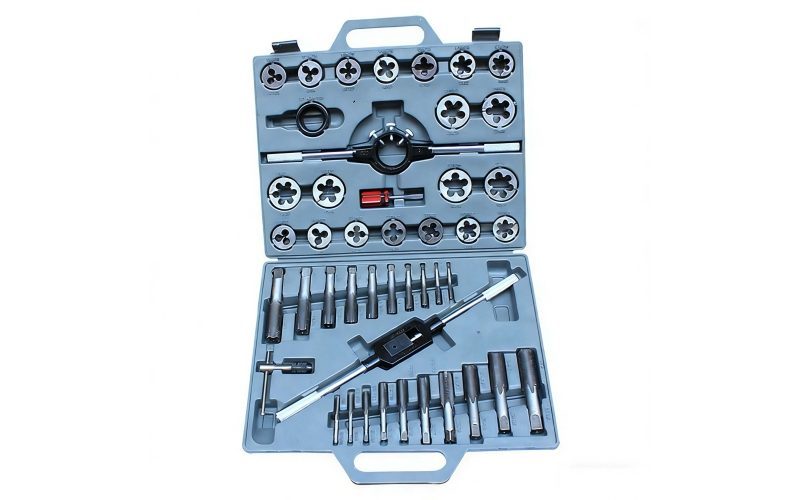 45pcs Dies and Taps Set Plastic Box