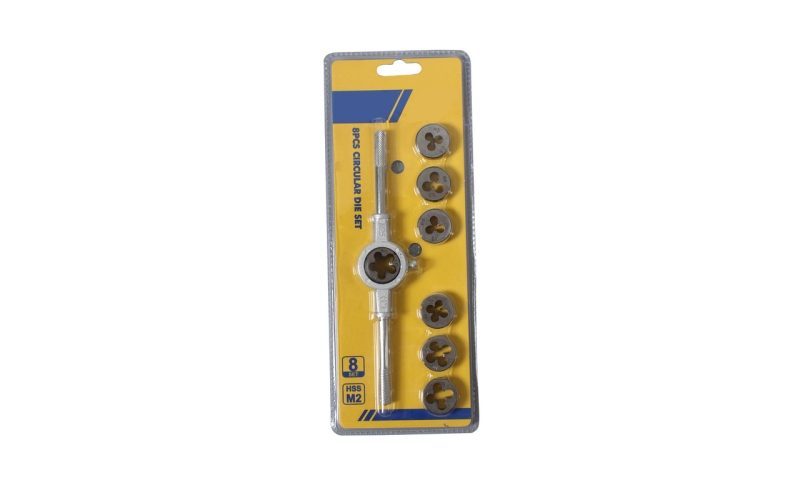 8PCs Hand Round Dies Set
