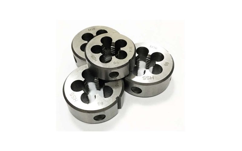 HSS Metric Round Dies, External Thread Tapping Tools for Standard/Fine Thread, Machine & Manual Threading
