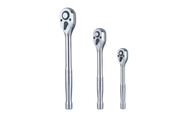 72Tooth Socket Ratchet Wrenches Cr-V Steel in 3 sizes 1/4",3/8".1/2" Drive