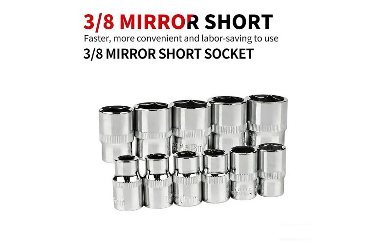3/8" Drive 10mm Hex Socket, Auto Repair Socket Head