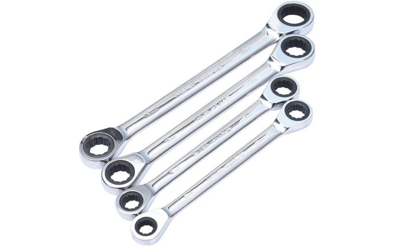 Double End Ring Ratchet Wrench Multi-Purpose Dual Head Ratcheting Wrench