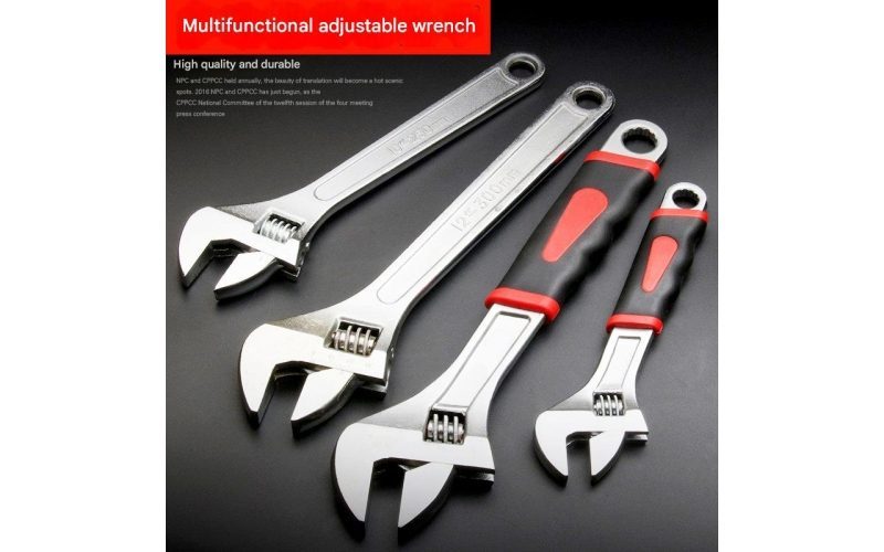 Low Price  Cheap Heavy Duty Adjustable Wrench - Chrome Vanadium Steel /Carbon Steel Shifting Spanner