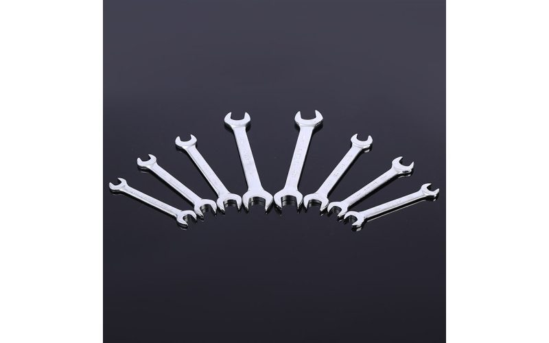 Low  Price Factory Wholesale Double Open End Wrench, Mirror Polished Flat Wrench, High Quality Fork Wrench, Multi-Function Mirror Finish Spanner