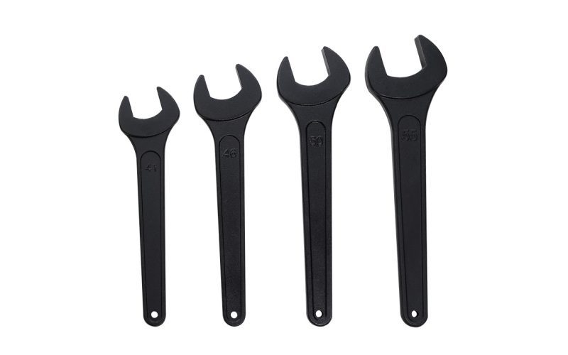 Factory Direct Sale - Black Oxide Single Open End Wrench, Single End Fixed Wrench