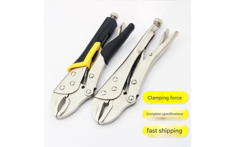 Curved Jaw Locking Pliers - Round Nose Vise Grip Pliers for Automotive & Mechanical Repair