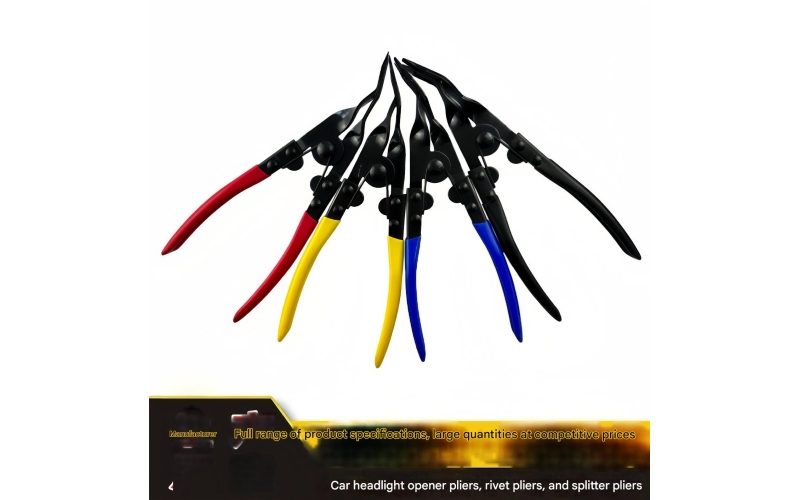 Auto Headlight Removal Pliers & Plastic Buckle Pry Tools, Professional Car Repair Tools