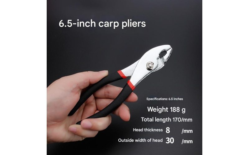 Industrial Grade Slip Joint Pliers, Auto Repair Tool, 2-Position Adjustable Channel Pump Pliers, Quick Screw Gripping Pliers