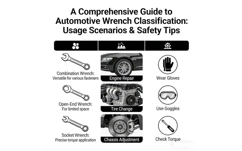 A Comprehensive Guide to Automotive Wrench Classification: Usage Scenarios & Safety Tips