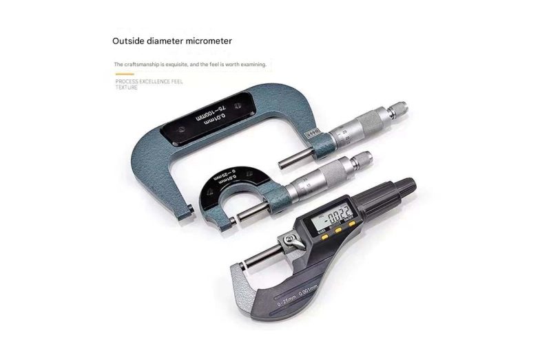0-25mm Outside Micrometer - Precision 0.01mm Measuring Tool