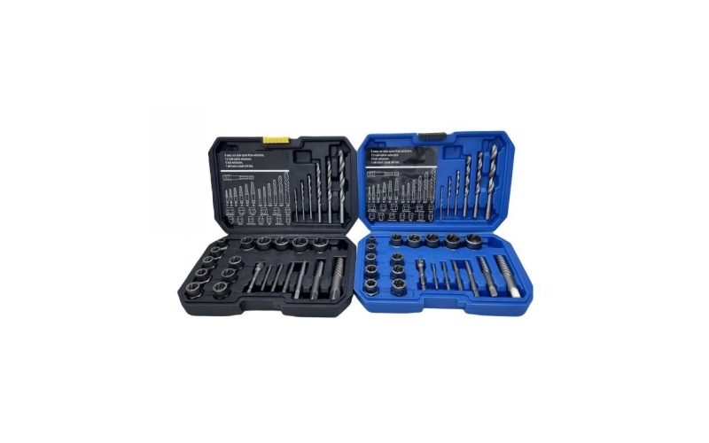26-Piece Damaged Nut Bolt Extractor Set, Stripped Hex Screw Remover Socket Kit, Broken Bolt & Stud Remover Tool