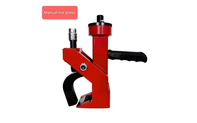 Heavy Duty Manual Tire Bead Breaker, Portable Tire Changer Demount Tool for Truck, Loader & Large Vehicle Tire Repair
