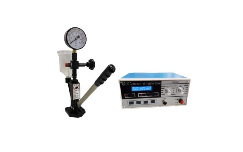 PS400AI Diesel Fuel Injector Calibration Tester, Electronic Injector Test Bench Diagnostic Tool for Diesel Engine Repair