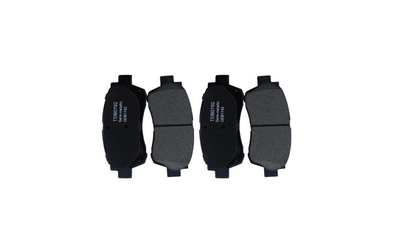 TDB0792 Semi-Metallic Brake Pads for Passenger Cars, Multi-Model Friction Brake Linings